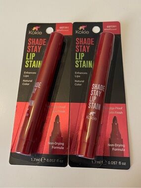 Kokie Shade Stay Lip Stain WILDFLOWER Set
